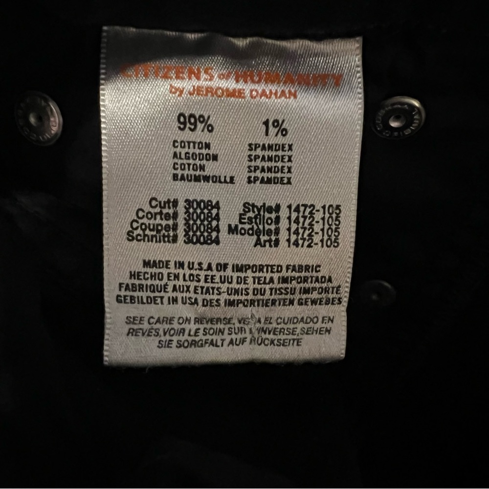 Citizens Of Humanity Dark Indigo Blue Women’s 29 Bootcut - Picture 9 of 11